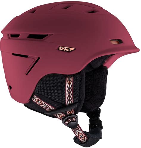 maroon ski helmet men clearance.